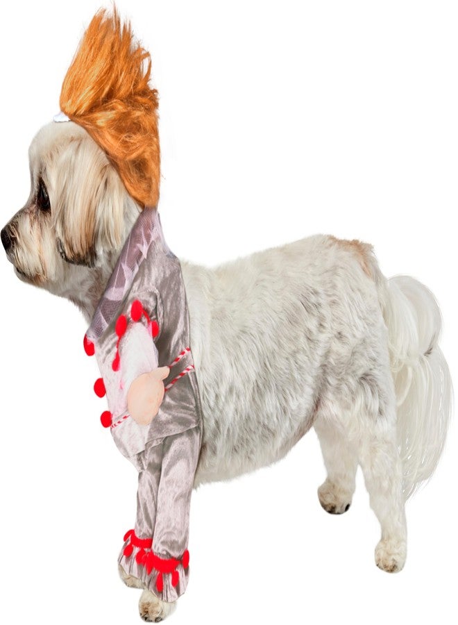 روبيز زي تنكري لشخصية بيني وايز من فيلم IT: زي تنكري للحيوانات الأليفة للكلاب أو القطط من روبيز، مقاس صغير - Image 4